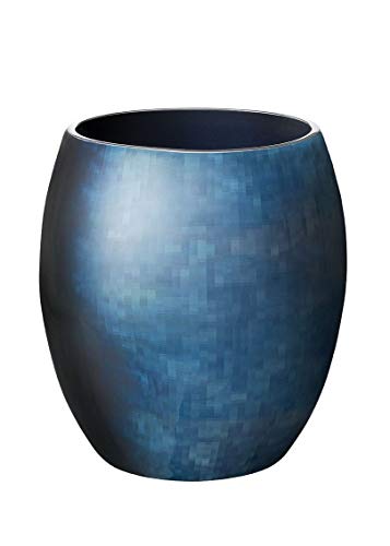 Stelton Stockholm Ø 131, small horizon vase, aluminum with cold enamel, 16.5 x 16.5 x 19 cm on sale